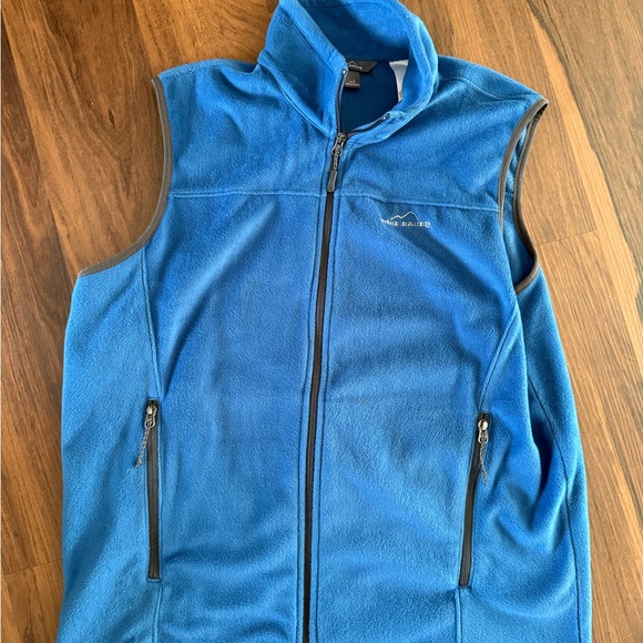 Large Eddie Bauer Men's Fleece Vest - Picture 1 of 4